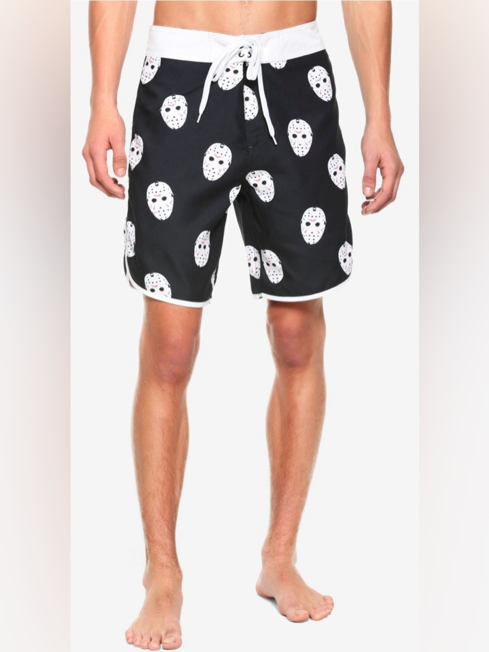 Friday The 13th Jason Mask Swim Trunks size XL black